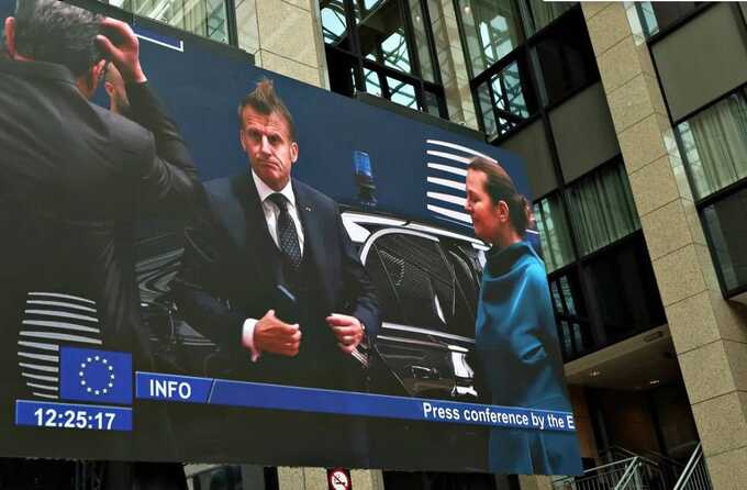 Макрон опоздал на саммит Европейского Союза