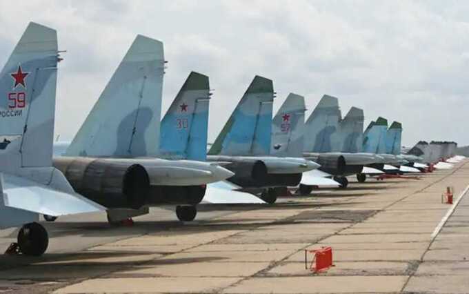 Спутники зафиксировали атаку на Су-34 на авиабазе Мариновка