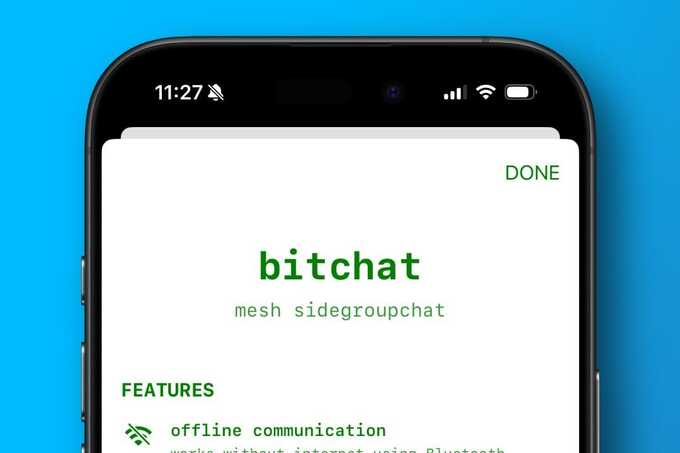 В App Store и Google Play стал доступен мессенджер Bitchat, который функционирует без подключения к интернету