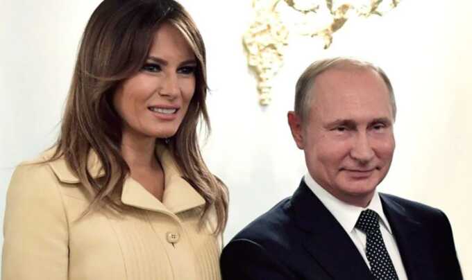 Мелания Трамп "положительно воспринимает" Путина — заявил президент США